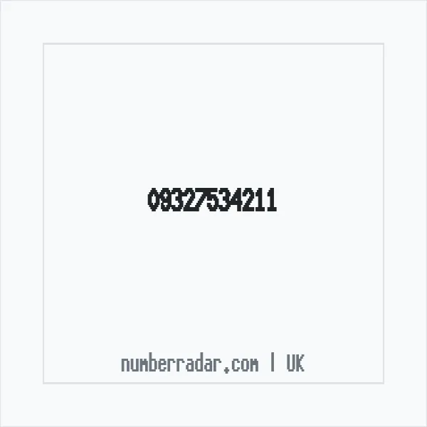 Reverse number check for +44 (9327) 534-211 — who called me?