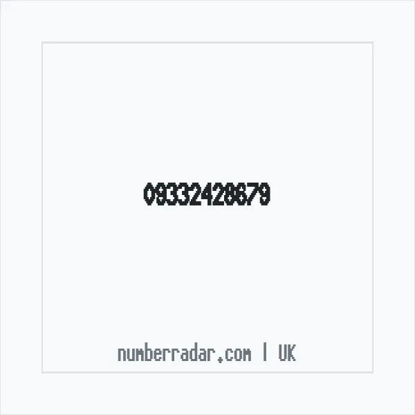 Reverse number check for +44 (9332) 428-679 — who called me?