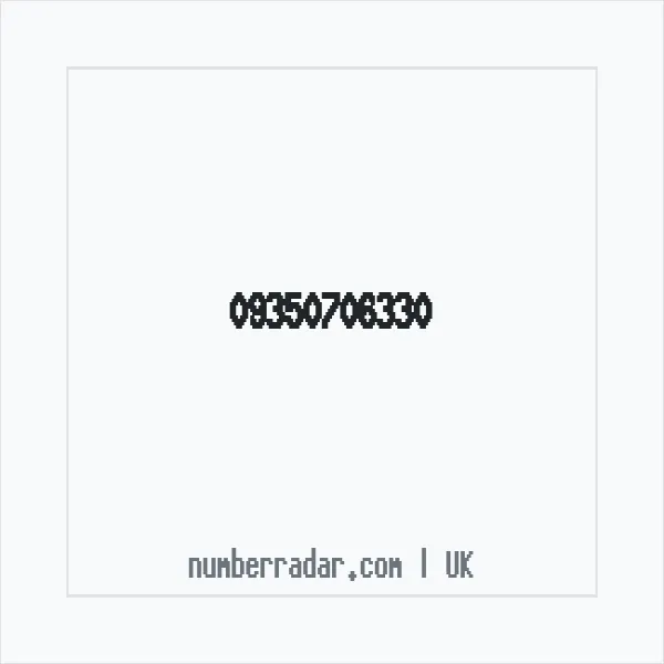 Reverse number check for +44 (9350) 706-330 — who called me?