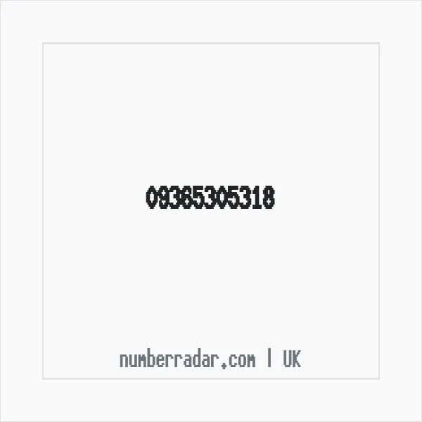 Reverse number check for +44 (9365) 305-318 — who called me?