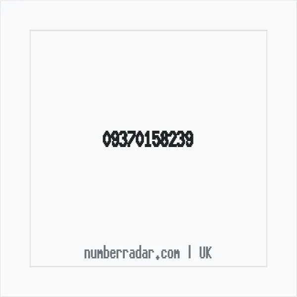 Reverse number check for +44 (9370) 158-239 — who called me?