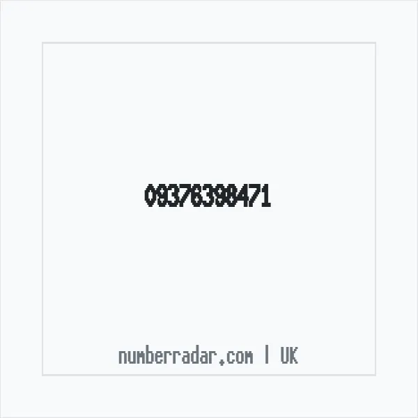 Reverse number check for +44 (9376) 398-471 — who called me?