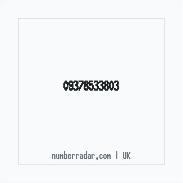 Reverse number check for +44 (9378) 533-803 — who called me?