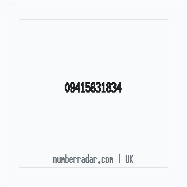 Reverse number check for +44 (9415) 631-834 — who called me?