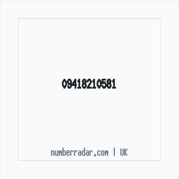 Reverse number check for +44 (9418) 210-581 — who called me?