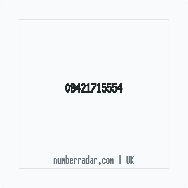 Reverse number check for +44 (9421) 715-554 — who called me?