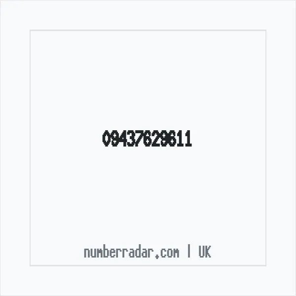 Reverse number check for +44 (9437) 629-611 — who called me?