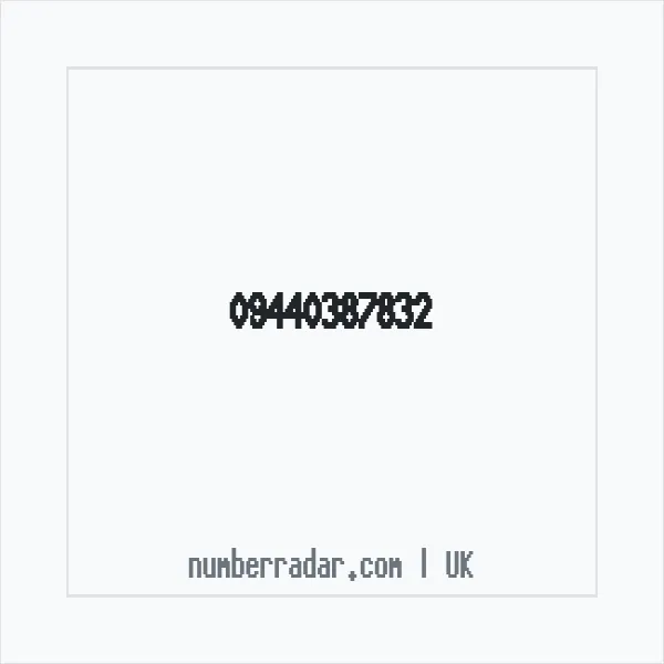 Reverse number check for +44 (9440) 387-832 — who called me?