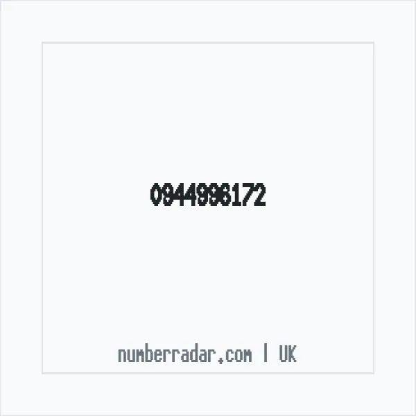 Reverse number check for +44 944996172 — who called me?