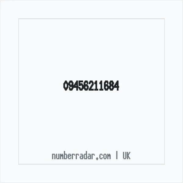 Reverse number check for +44 (9456) 211-684 — who called me?