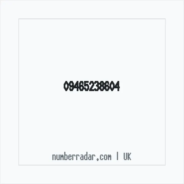 Reverse number check for +44 (9465) 238-604 — who called me?