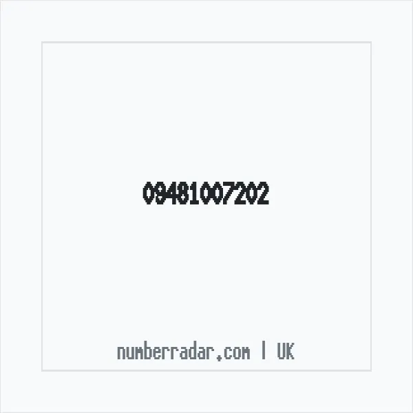 Reverse number check for +44 (9481) 007-202 — who called me?