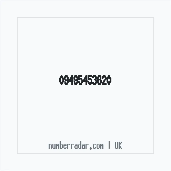 Reverse number check for +44 (9495) 453-620 — who called me?