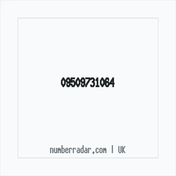 Reverse number check for +44 (9509) 731-064 — who called me?