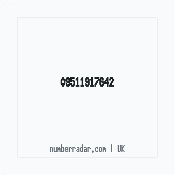 Reverse number check for +44 (9511) 917-642 — who called me?