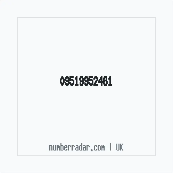 Reverse number check for +44 (9519) 952-461 — who called me?