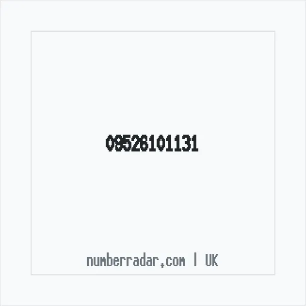 Reverse number check for +44 (9526) 101-131 — who called me?
