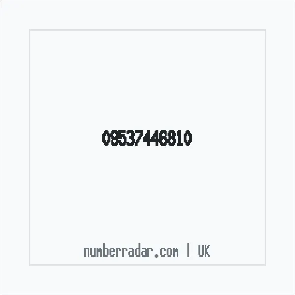 Reverse number check for +44 (9537) 446-810 — who called me?
