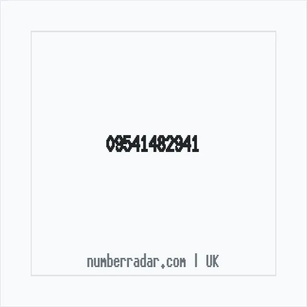 Reverse number check for +44 (9541) 482-941 — who called me?