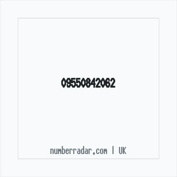 Reverse number check for +44 (9550) 842-062 — who called me?