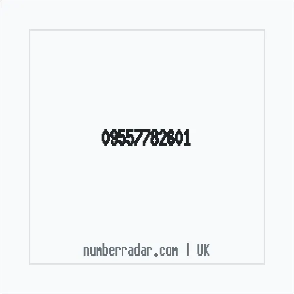 Reverse number check for +44 (9557) 782-601 — who called me?