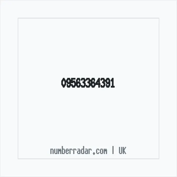 Reverse number check for +44 (9563) 364-391 — who called me?