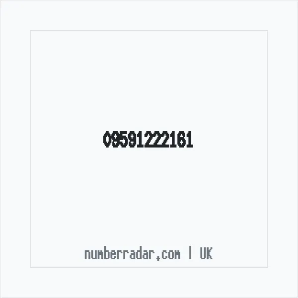 Reverse number check for +44 (9591) 222-161 — who called me?