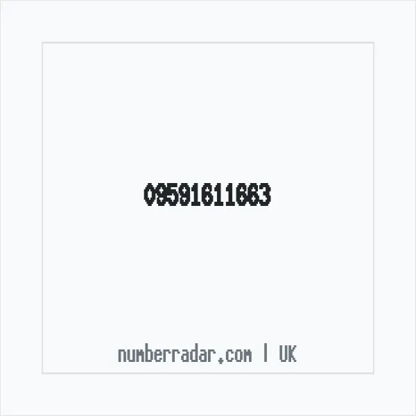 Reverse number check for +44 (9591) 611-663 — who called me?