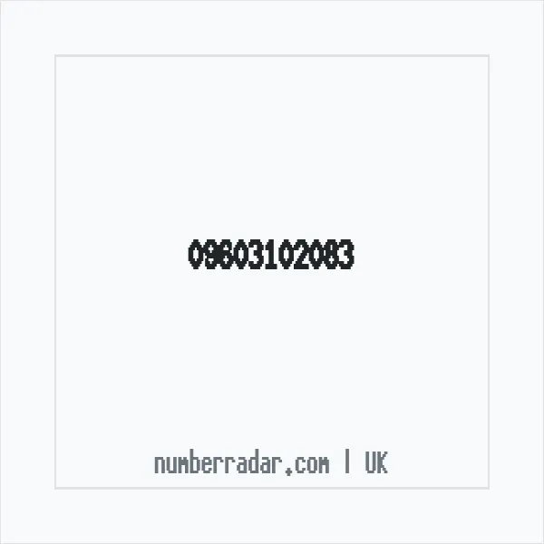 Reverse number check for +44 (9603) 102-083 — who called me?