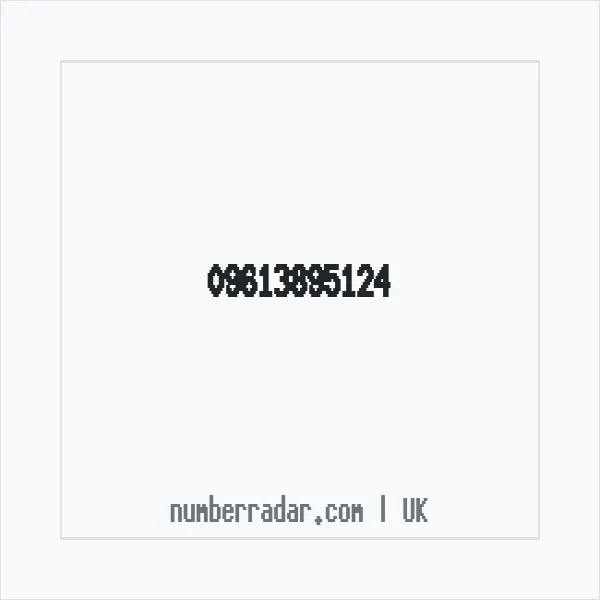 Reverse number check for +44 (9613) 895-124 — who called me?
