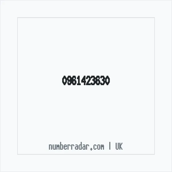 Reverse number check for +44 961423630 — who called me?