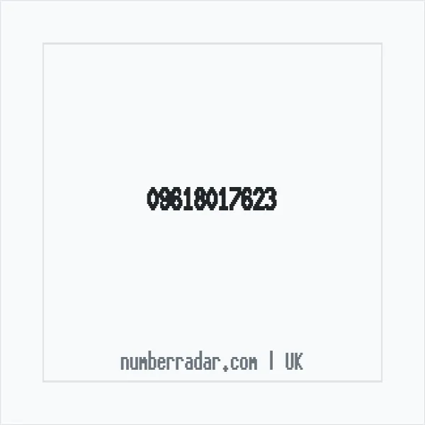 Reverse number check for +44 (9618) 017-623 — who called me?