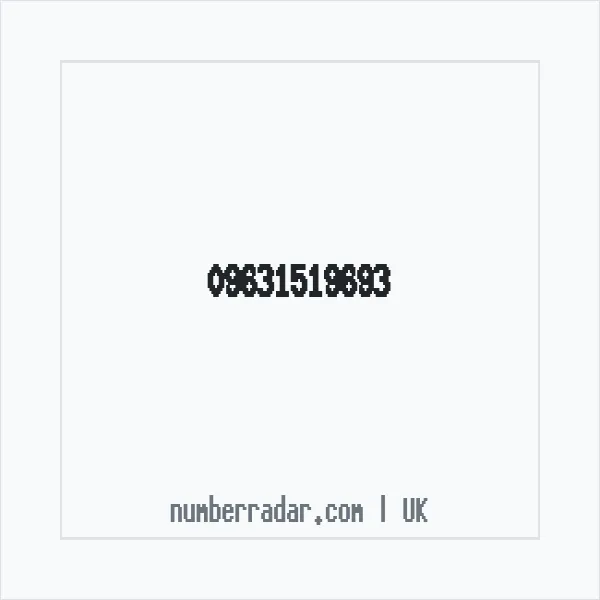Reverse number check for +44 (9631) 519-693 — who called me?