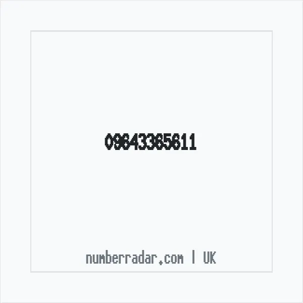 Reverse number check for +44 (9643) 365-611 — who called me?
