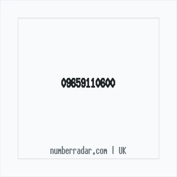 Reverse number check for +44 (9659) 110-600 — who called me?
