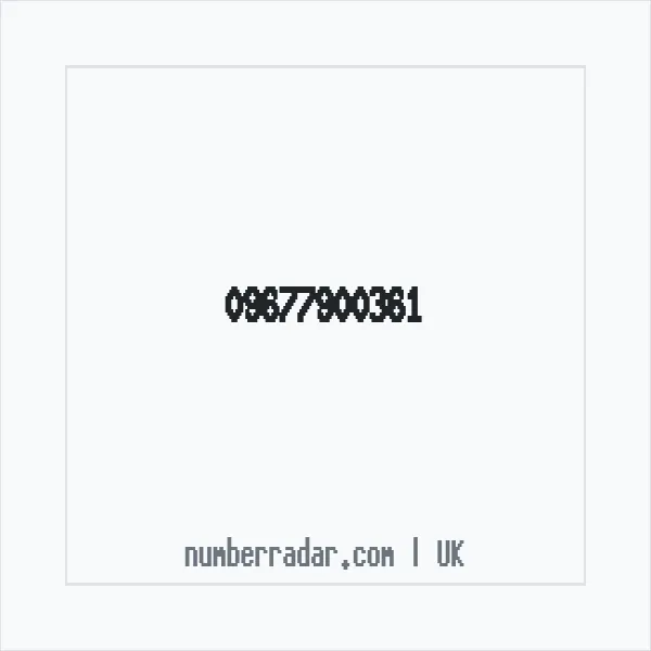 Reverse number check for +44 (9677) 900-361 — who called me?
