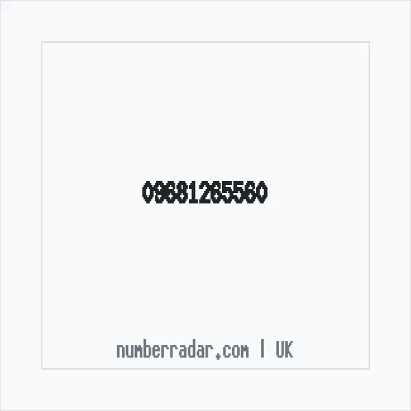 Reverse number check for +44 (9681) 265-560 — who called me?