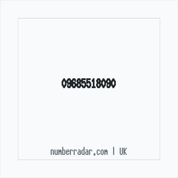 Reverse number check for +44 (9685) 518-090 — who called me?
