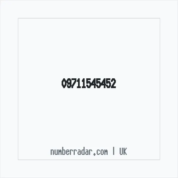 Reverse number check for +44 (9711) 545-452 — who called me?