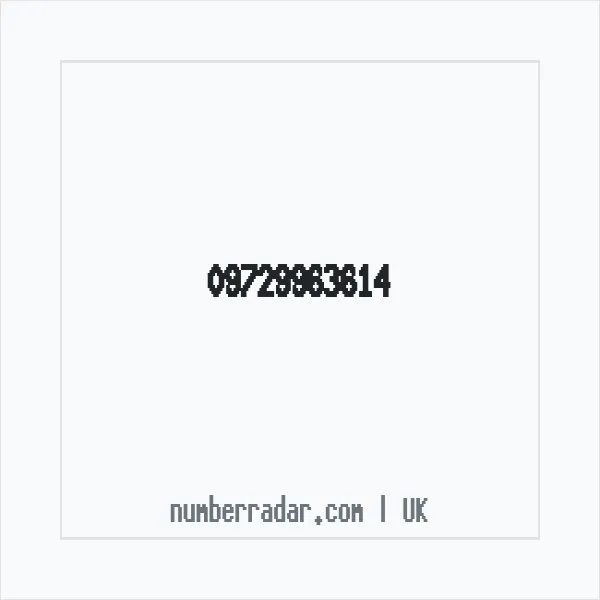 Reverse number check for +44 (9729) 963-614 — who called me?