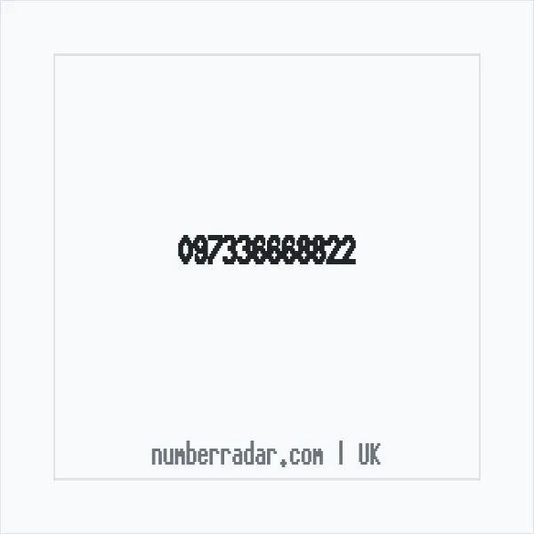 Reverse number check for +44 (9733) 666-882 — who called me?