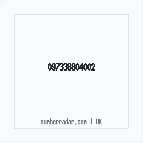 Reverse number check for +44 (9733) 680-400 — who called me?