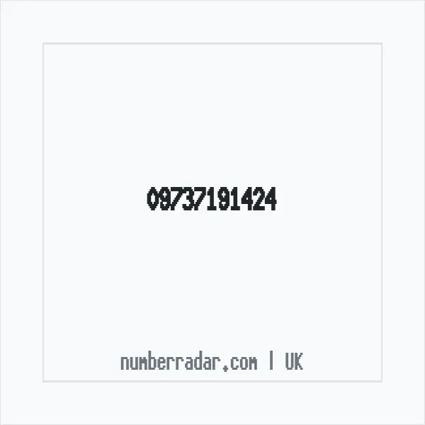 Reverse number check for +44 (9737) 191-424 — who called me?