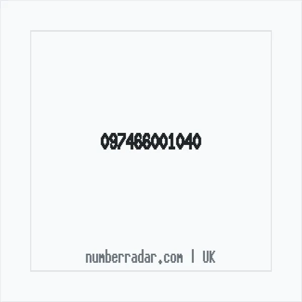 Reverse number check for +44 (9746) 600-104 — who called me?