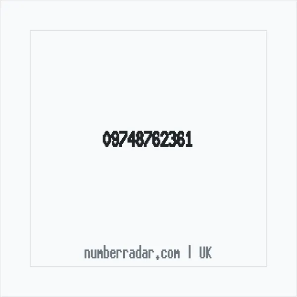 Reverse number check for +44 (9748) 762-361 — who called me?