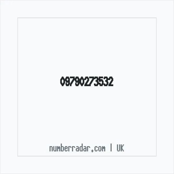 Reverse number check for +44 (9790) 273-532 — who called me?