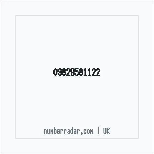 Reverse number check for +44 (9829) 581-122 — who called me?