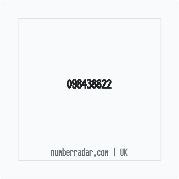 Reverse number check for +44 98438622 — who called me?