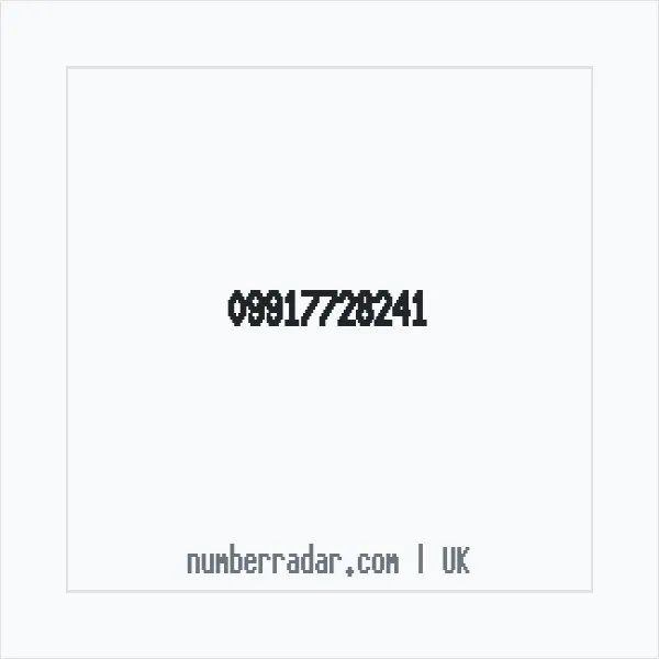 Reverse number check for +44 (9917) 728-241 — who called me?