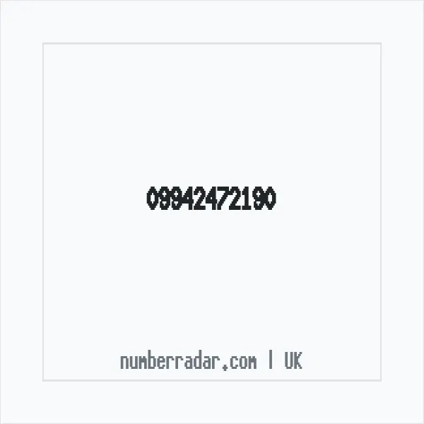 Reverse number check for +44 (9942) 472-190 — who called me?